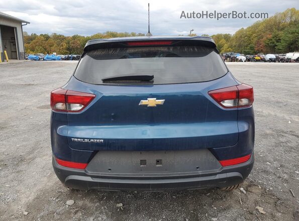 KL79MMS22MB118043 2021 CHEVROLET TRAILBLAZER Blue Widok z tyłu