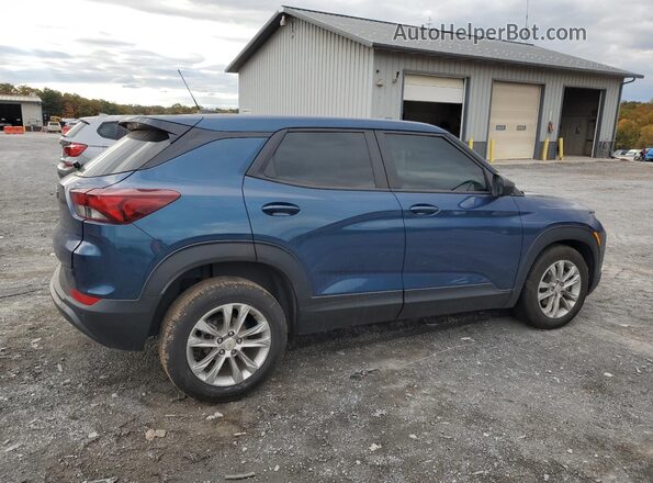 KL79MMS22MB118043 2021 CHEVROLET TRAILBLAZER Blue Tył prawy