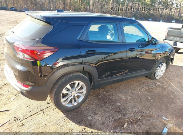 KL79MMS22NB114978 2022 CHEVROLET TRAILBLAZER Черный Задняя правая четверть