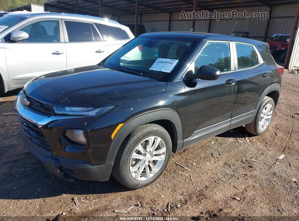 KL79MMS22NB114978 2022 CHEVROLET TRAILBLAZER Черный Передняя левая четверть