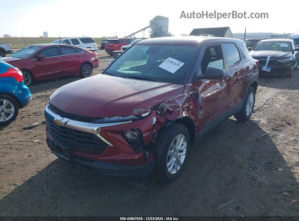 KL79MMSL1RB120897 2024 CHEVROLET TRAILBLAZER Red Vista tres cuartos delantera izquierda