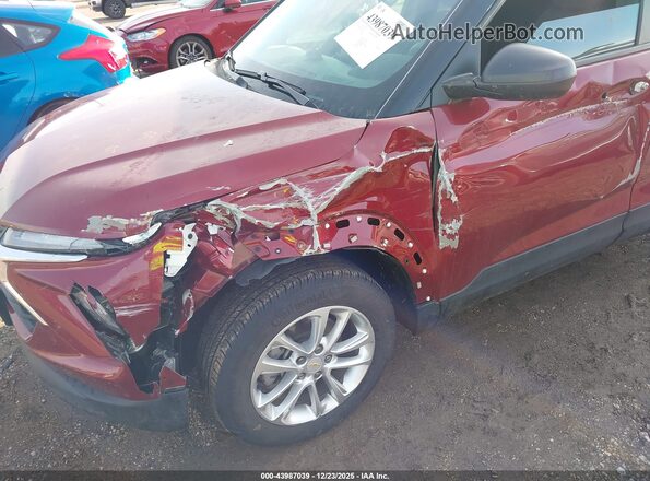 KL79MMSL1RB120897 2024 CHEVROLET TRAILBLAZER Red Vista frontal