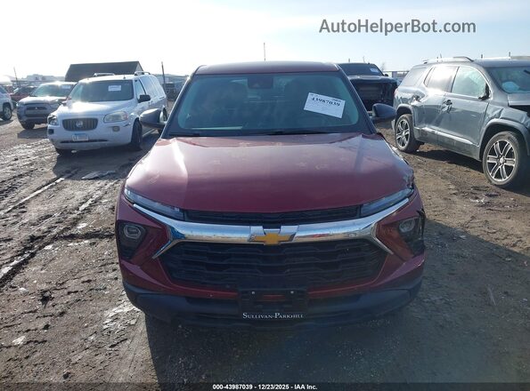 KL79MMSL1RB120897 2024 CHEVROLET TRAILBLAZER Red Vista del cuadro de instrumentos