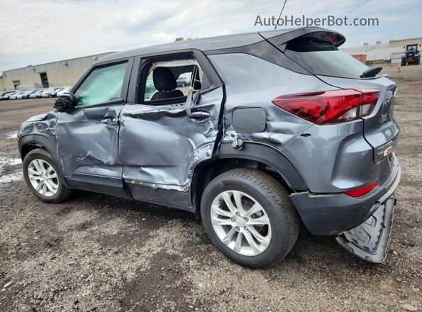 KL79MNSL6MB025671 2021 CHEVROLET TRAILBLAZER Серый Задняя левая четверть