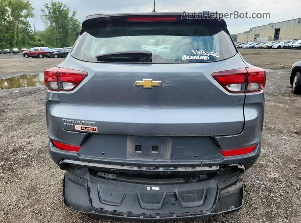 KL79MNSL6MB025671 2021 CHEVROLET TRAILBLAZER Серый Вид сзади