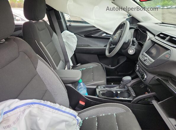 KL79MNSL6MB025671 2021 CHEVROLET TRAILBLAZER Серый Вид салона спереди