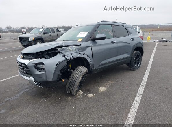 KL79MPSL4NB052591 2022 CHEVROLET TRAILBLAZER Серый Передняя левая четверть