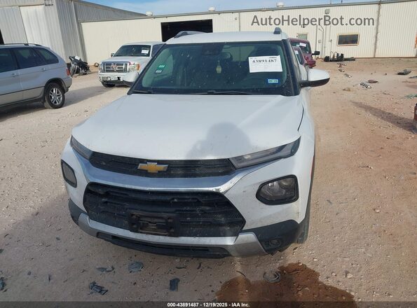 KL79MPSL7NB109575 2022 CHEVROLET TRAILBLAZER Белый Вид щитка приборов