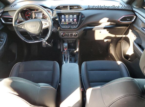 KL79MTSL1MB118294 2021 CHEVROLET TRAILBLAZER Black Widok deski rozdzielczej