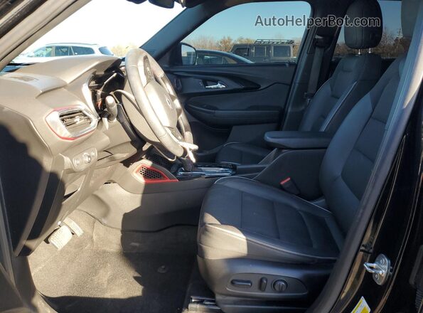 KL79MTSL1MB118294 2021 CHEVROLET TRAILBLAZER Black Widok wnętrza z przodu