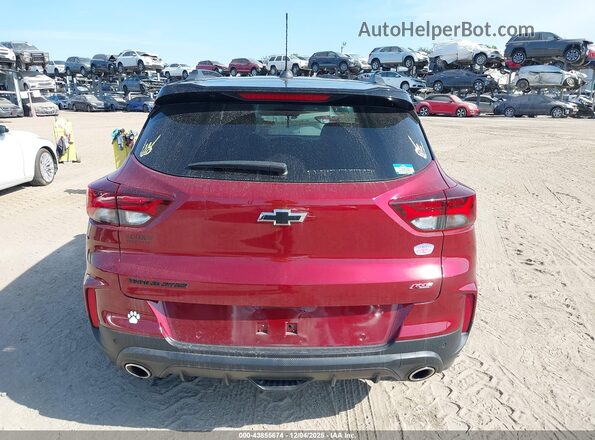 KL79MTSL4NB010382 2022 CHEVROLET TRAILBLAZER Burgundy 