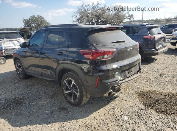KL79MTSL9MB066882 2021 CHEVROLET TRAILBLAZER Black უკანა მარცხენა
