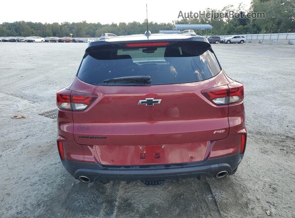 KL79MTSLXNB115993 2022 CHEVROLET TRAILBLAZER Burgundy Vista trasera