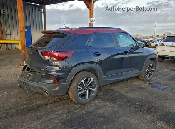 KL79MUSL0NB035799 2022 CHEVROLET TRAILBLAZER Черный Задняя правая четверть