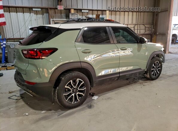 KL79MVSL0SB058159 2025 CHEVROLET TRAILBLAZER Бирюзовый Задняя правая четверть