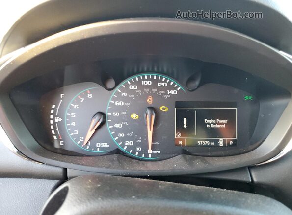 KL7CJKSM4NB545245 2022 CHEVROLET TRAX Серебряный Вид щитка приборов
