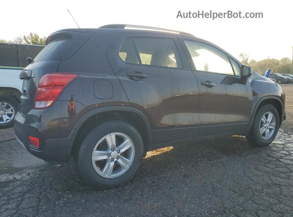 KL7CJLSB2MB331017 2021 CHEVROLET TRAX Burgundy Rear right