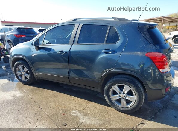 KL7CJLSM2NB564012 2022 CHEVROLET TRAX Blue Widok wnętrza 360 stopni