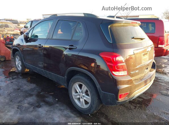 KL7CJPSB8MB346306 2021 CHEVROLET TRAX Black Rear left