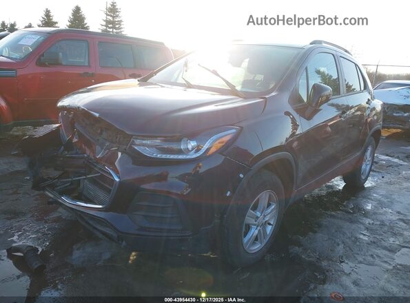 KL7CJPSB8MB346306 2021 CHEVROLET TRAX Black Front view