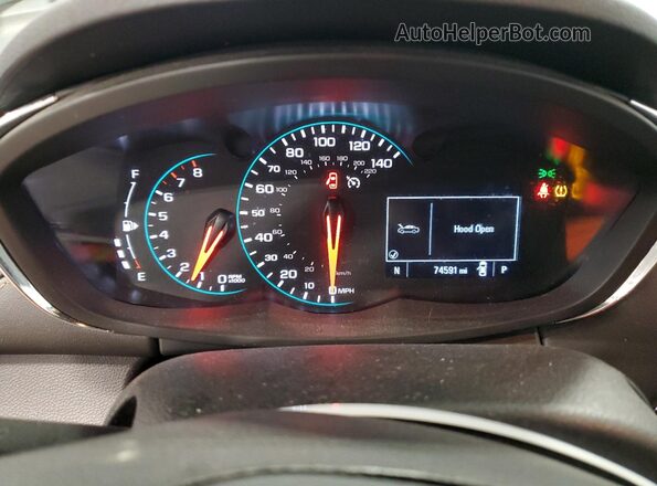 KL7CJPSM1NB539772 2022 CHEVROLET TRAX Серый Вид щитка приборов