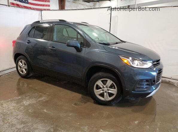 KL7CJPSM1NB539772 2022 CHEVROLET TRAX Серый Передняя правая четверть