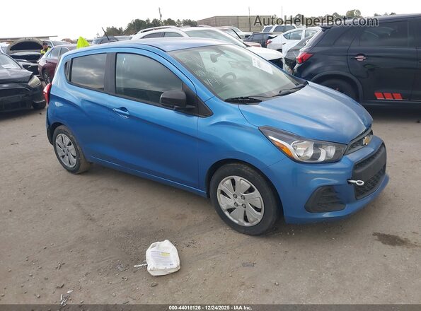 KL8CB6SA0GC610238 2016 CHEVROLET SPARK Синий Передняя правая четверть