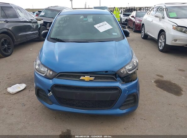 KL8CB6SA0GC610238 2016 CHEVROLET SPARK Синий Вид панели приборов