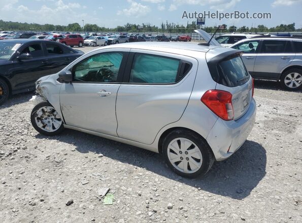 KL8CB6SA0JC420639 2018 CHEVROLET SPARK Silver Tył lewy
