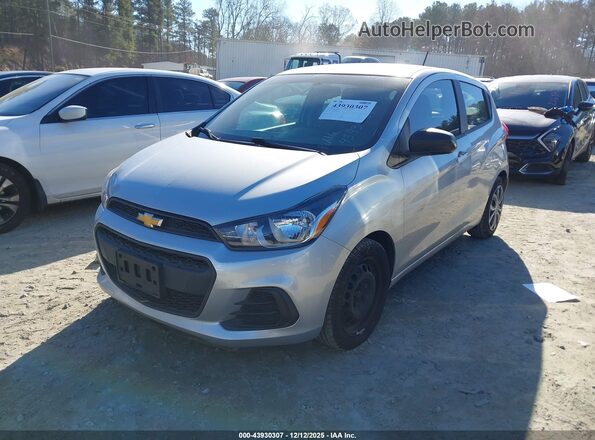 KL8CB6SA2HC773202 2017 CHEVROLET SPARK Silver Передня ліва чверть