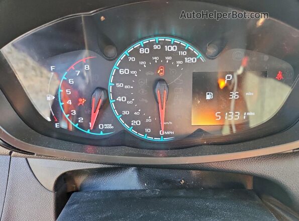 KL8CB6SA4HC759303 2017 CHEVROLET SPARK Фиолетовый Вид щитка приборов