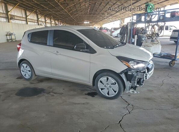 KL8CB6SA4JC447066 2018 CHEVROLET SPARK Cream Delantero derecho