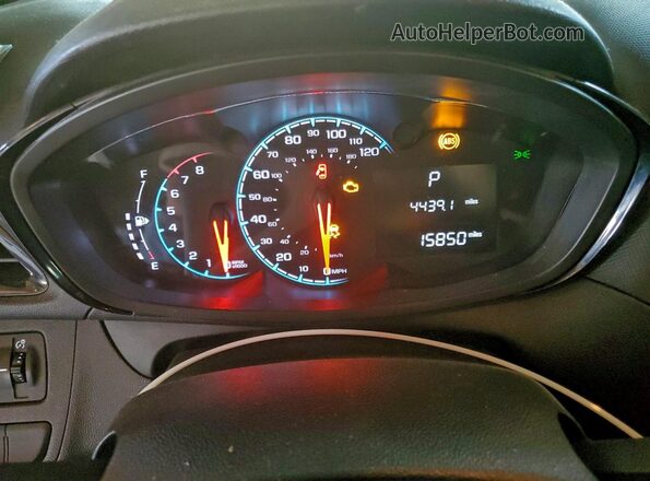 KL8CB6SA4JC447066 2018 CHEVROLET SPARK Cream Vista del cuadro de instrumentos