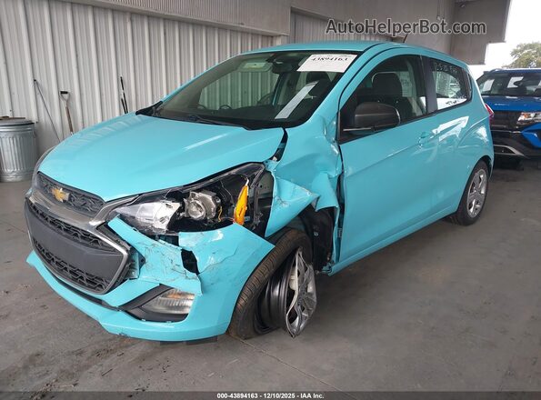 KL8CB6SA6MC226735 2021 CHEVROLET SPARK Синий Передняя левая четверть