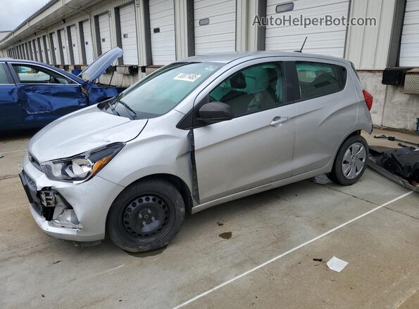 KL8CB6SA7JC431881 2018 CHEVROLET SPARK Silver წინა მარცხენა ხედი სამი მეოთხედიდან