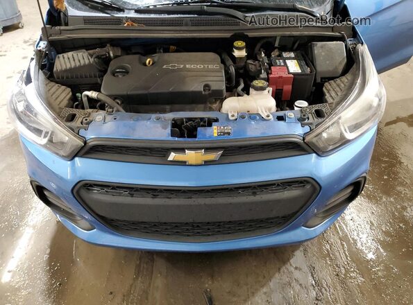 KL8CB6SA8GC569938 2016 CHEVROLET SPARK Синий Вид задней части салона