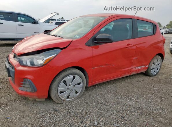 KL8CB6SA8JC479552 2018 CHEVROLET SPARK Red Przód lewy