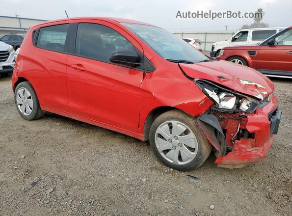 KL8CB6SA8JC479552 2018 CHEVROLET SPARK Red Przód prawy