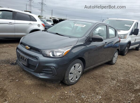 KL8CB6SA9JC424916 2018 CHEVROLET SPARK Gray წინა მარცხენა ხედი სამი მეოთხედიდან
