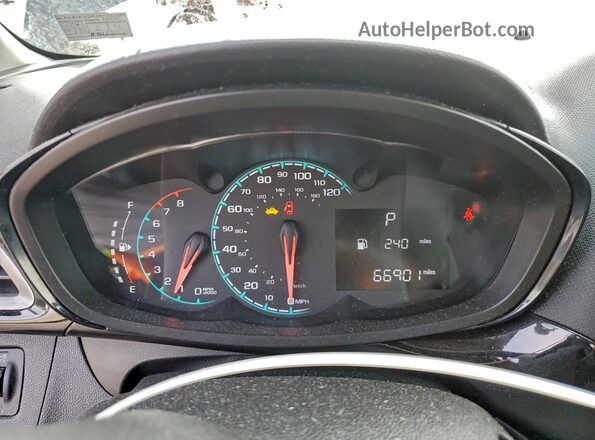 KL8CD6SA1MC720284 2021 CHEVROLET SPARK Черный Вид щитка приборов