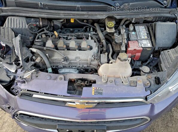 KL8CD6SA4HC816884 2017 CHEVROLET SPARK Фиолетовый Вид задней части салона