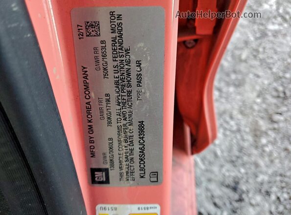 KL8CD6SA6JC439884 2018 CHEVROLET SPARK Pink Շարժիչի բաժամունքի տեսք