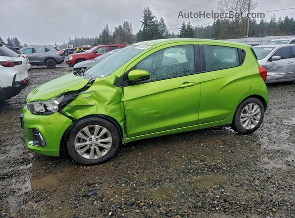 KL8CD6SAXGC605428 2016 CHEVROLET SPARK Green Առջևի ձախ երեք քառորդ տեսարան