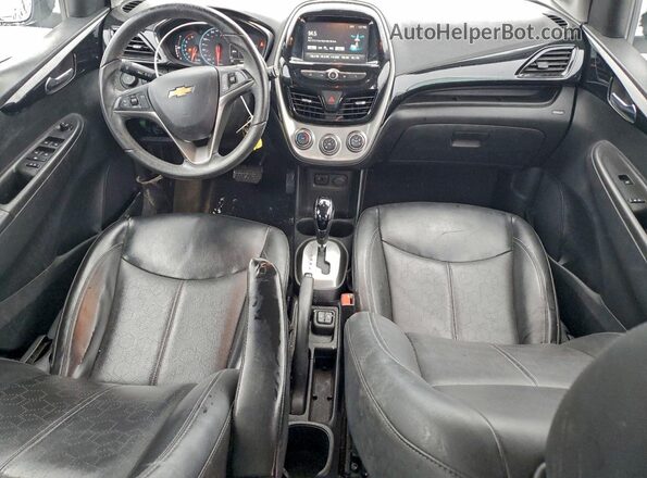 KL8CF6SA3GC609217 2016 CHEVROLET SPARK Black Widok deski rozdzielczej