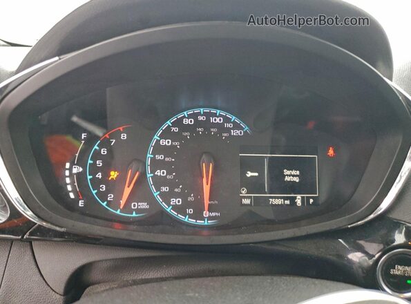 KL8CF6SA3GC609217 2016 CHEVROLET SPARK Black Widok zestawu wskaźników