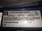 2022 Chevrolet Spark Fwd 2lt Automatic Синий vin: KL8CF6SA3NC022805