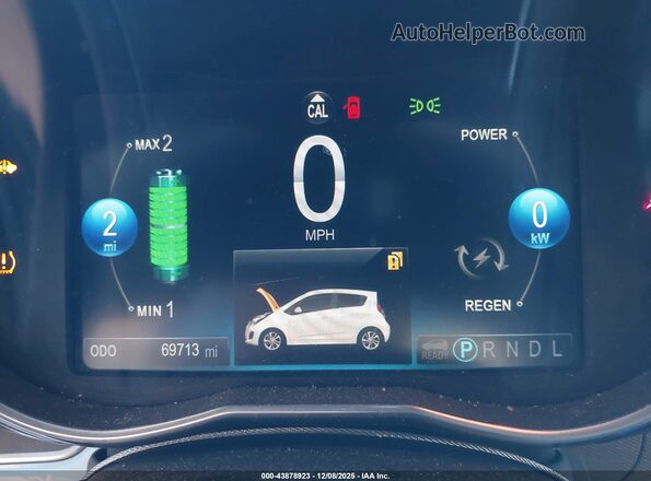 KL8CK6S02GC624889 2016 CHEVROLET SPARK Белый Вид задних сидений