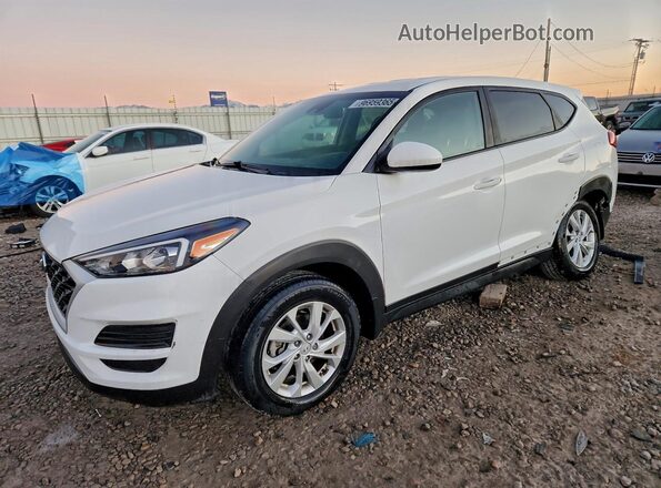 KM8J2CA46LU168056 2020 HYUNDAI TUCSON White Vista tres cuartos delantera izquierda