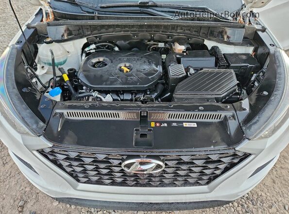 KM8J2CA46LU168056 2020 HYUNDAI TUCSON White Vista del compartimento del motor
