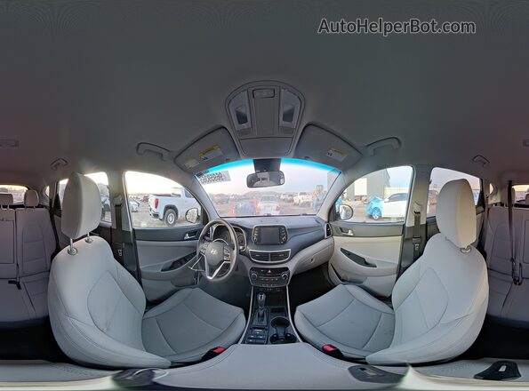 KM8J2CA46LU168056 2020 HYUNDAI TUCSON White Vista interior de 360 grados